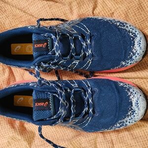 ASICS Womens Blue Running Shoes